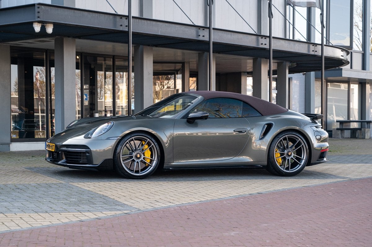 Porsche 911 Turbo S Cabriolet (bj 2021, automaat), Gebruikt, Euro 6, 4 stoelen, Leder