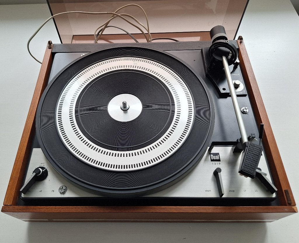 Vintage Dual 1219 platenspeler / pick-up, werkend, compleet, Ophalen, Automatisch, Refurbished, Platenspeler