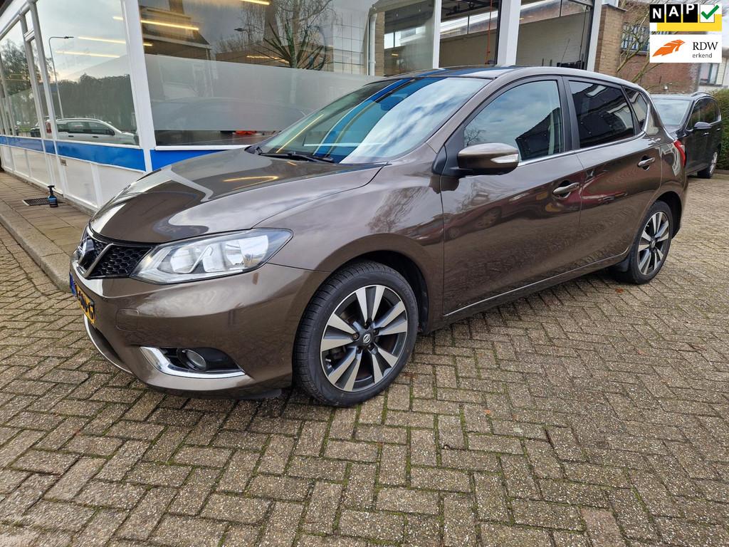Nissan Pulsar 1.2 DIG-T N-Connecta | Automaat | Trekhaak | N, Auto's, Nissan, Euro 6, 4 cilinders, Bruin, Origineel Nederlands
