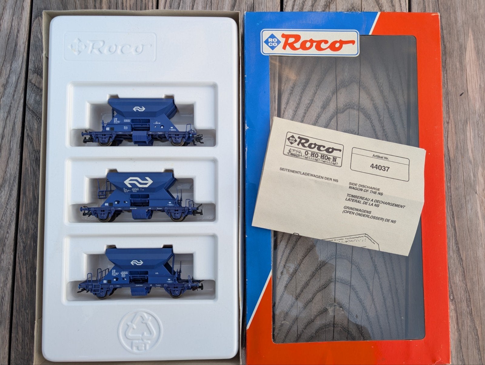 Roco NS Zijlosser set 44037 - 3 wagons, Hobby en Vrije tijd, Modeltreinen | H0, Gebruikt, Gelijkstroom of Wisselstroom, Wagon