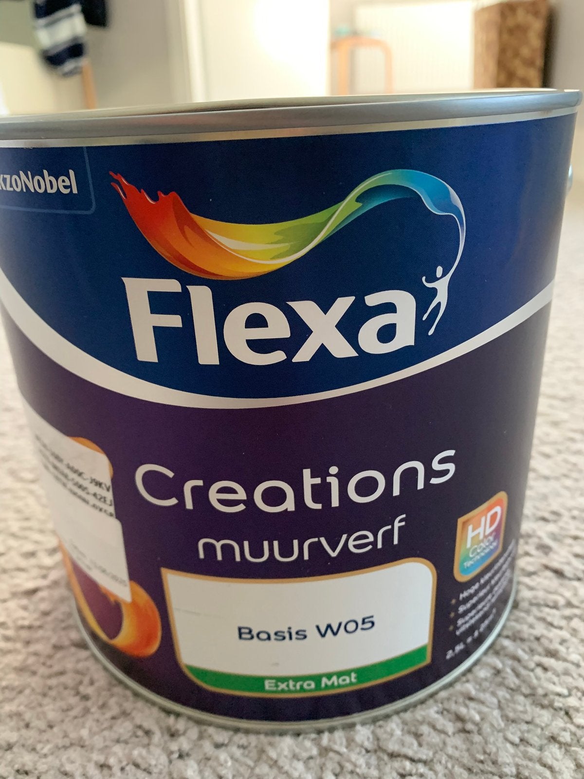 Muurverf Flexa Creations - taupe kleuren, Minder dan 5 liter, Ophalen of Verzenden, Nieuw, Beige