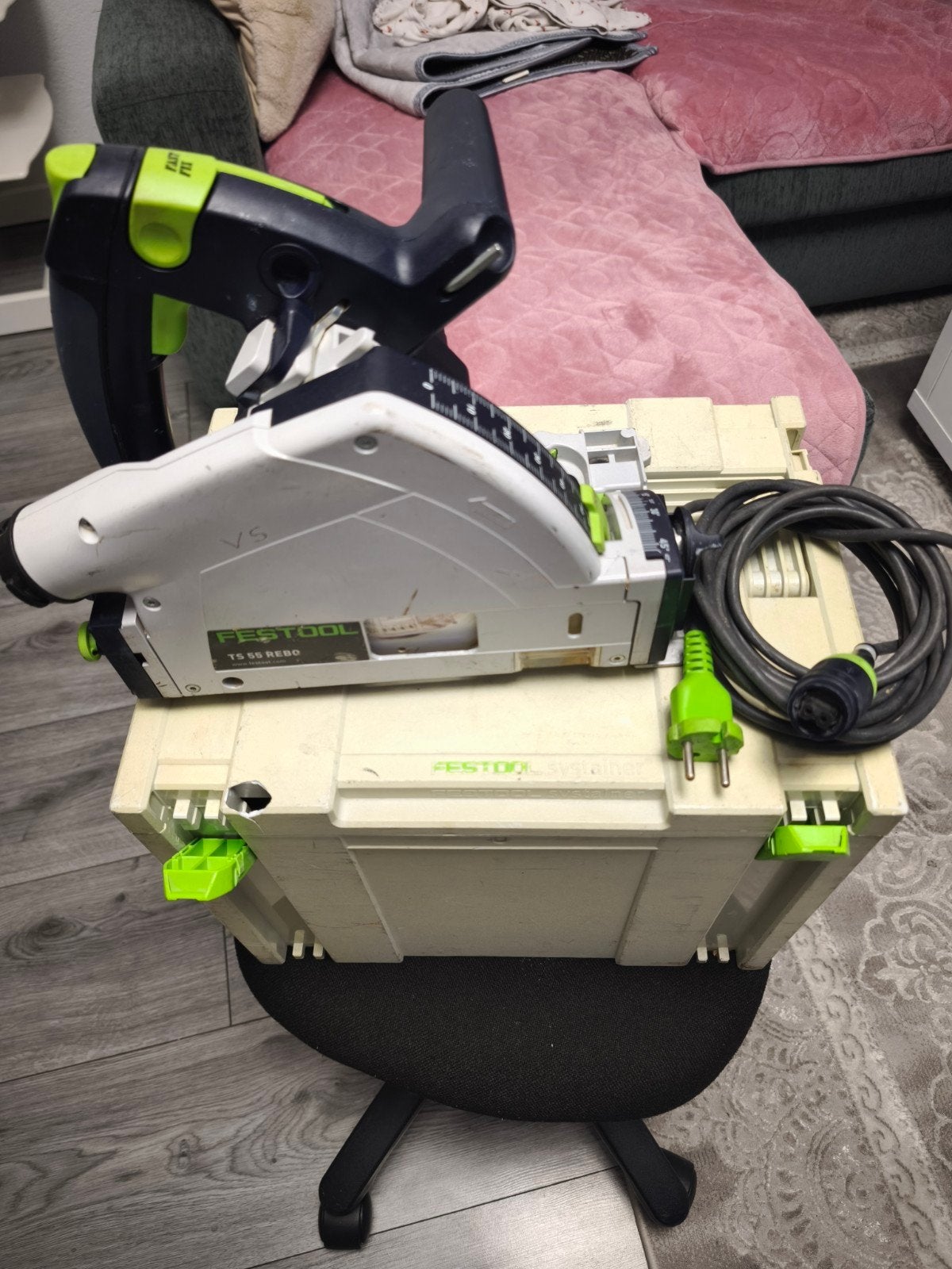 Festool invalzaag TS 55 REBQ - Zeer goed onderhouden (2017)