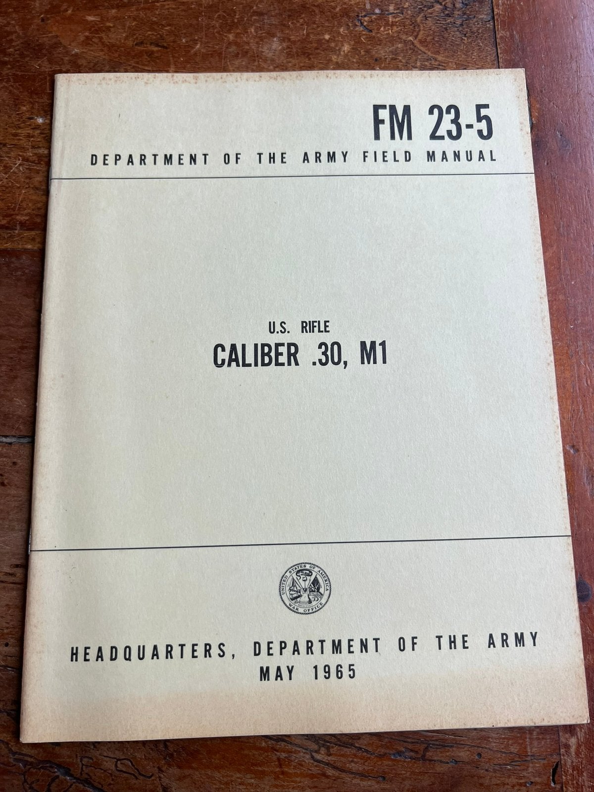 WO2 Vietnam M1 Garand .30 voorschrift 1965, Amerika, Verzenden, Boek of Tijdschrift, Landmacht