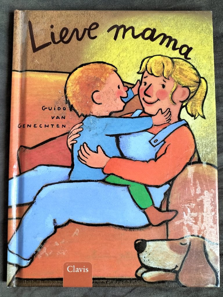 Guido van Genechten - Lieve mama, Boeken, Kinderboeken | Baby's en Peuters, Ophalen of Verzenden, Zo goed als nieuw, Guido van Genechten