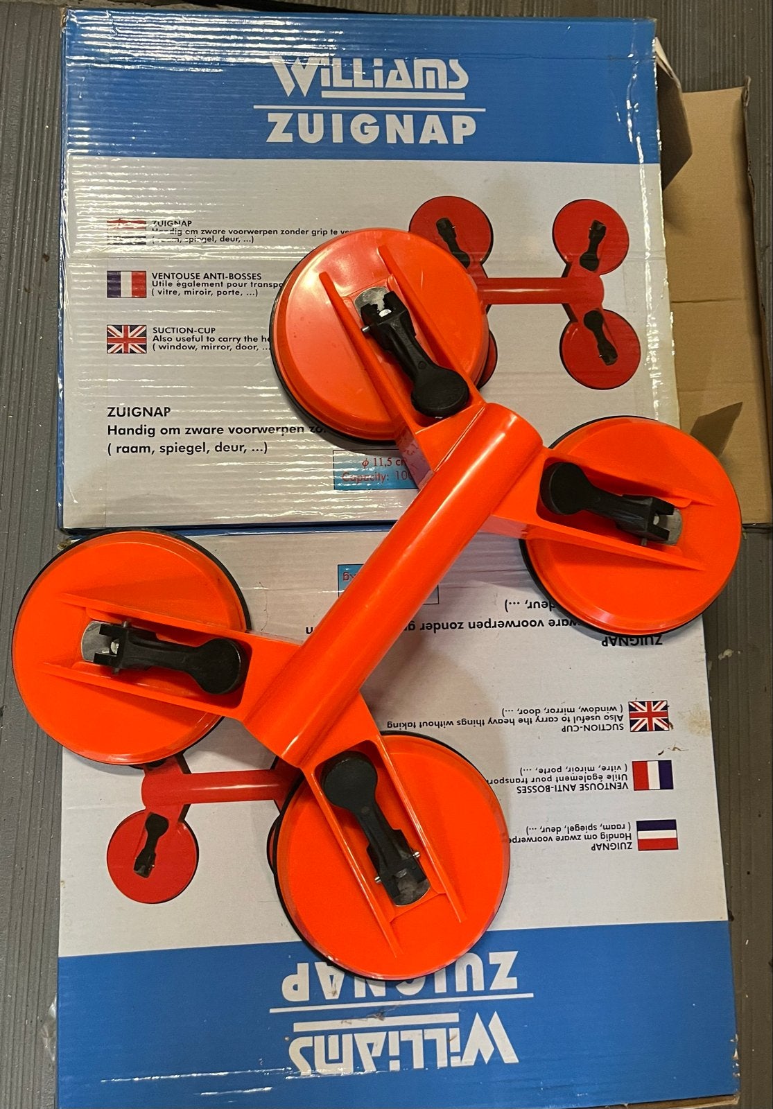 Williams 4-voudige zuignap - Nieuw in doos, Ophalen of Verzenden, Nieuw, Overige typen, Overige merken