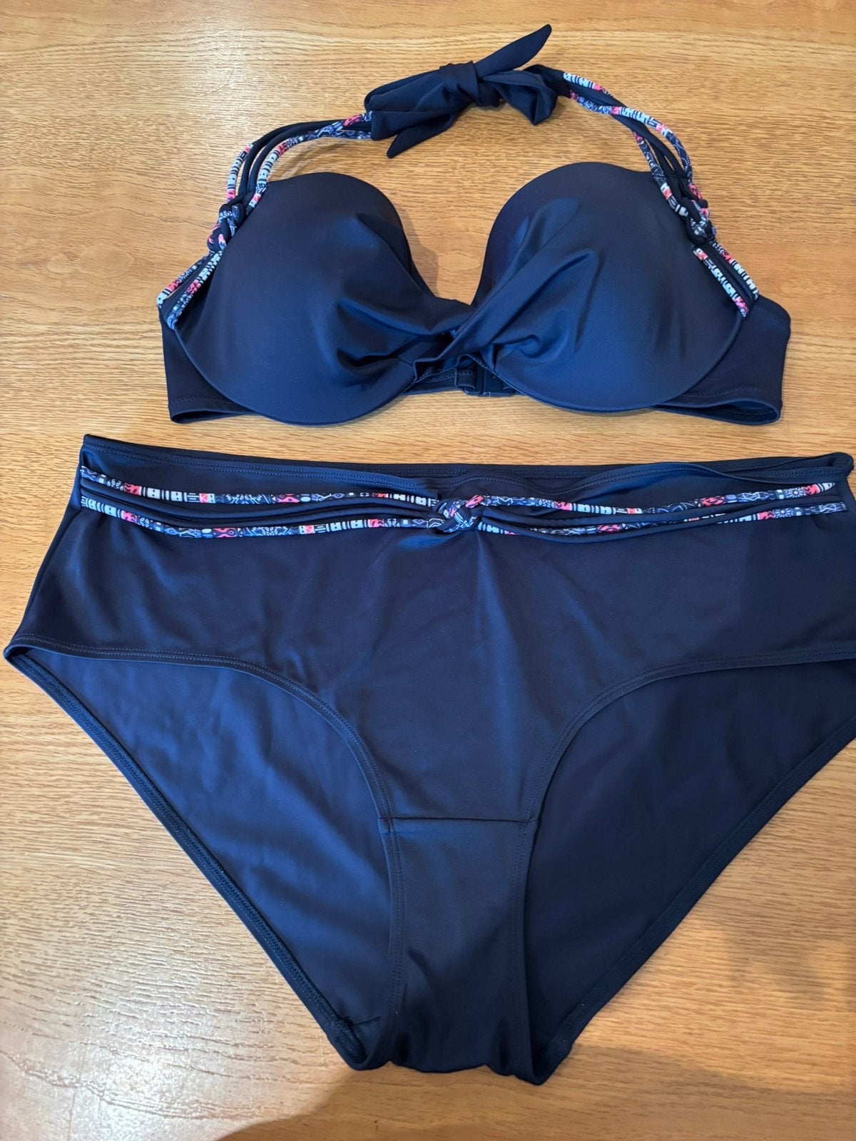 Gina Benotti Bikini Set - Maat 48/50 -85C Zo goed als nieuw, Kleding | Dames, Ophalen of Verzenden, Zo goed als nieuw, Blauw, Bikini