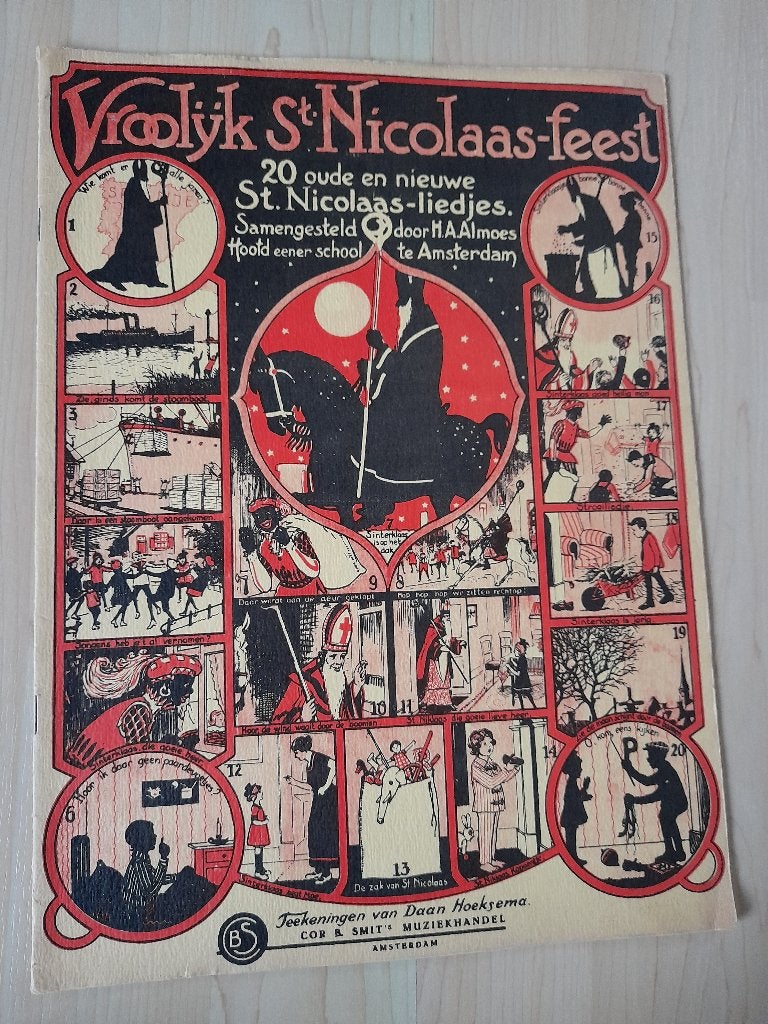 BLADMUZIEK VROOLIJK ST. NICOLAAS-FEEST 20 oude en nieuwe, Boeken, Ophalen of Verzenden, Gelezen