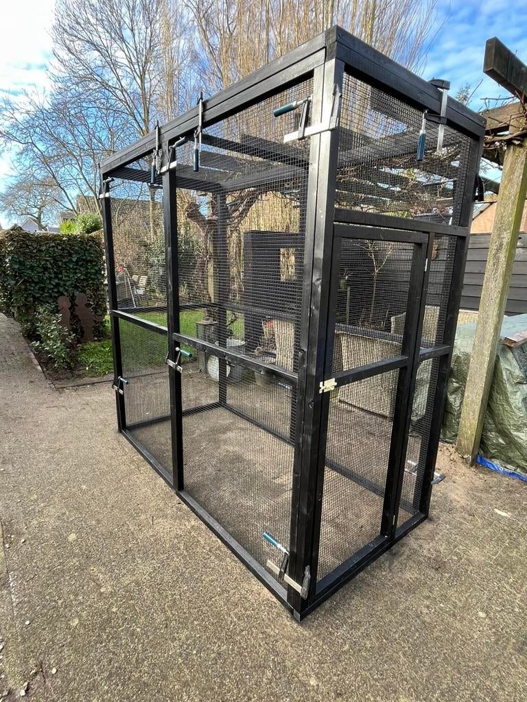 Zwarte houten volières, ook geheel maatwerk!, 4221LV, Info@vandoorntimmerwerken.com, Nieuw, Ophalen of Verzenden