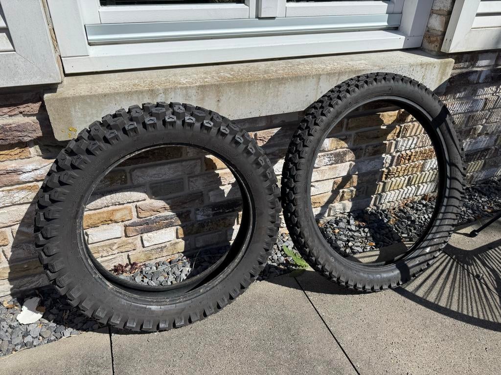 Kenda Enduro Banden voor Honda XL600R (5.10x17, 3.00x21), Motoren, Ophalen, Gebruikt