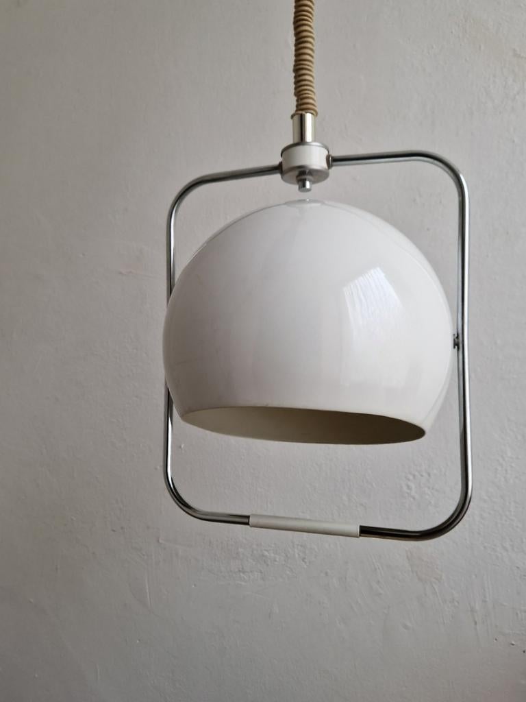 Vintage Gepo hanglamp space age mushroom bollamp design, Huis en Inrichting, Ophalen of Verzenden, Minder dan 50 cm