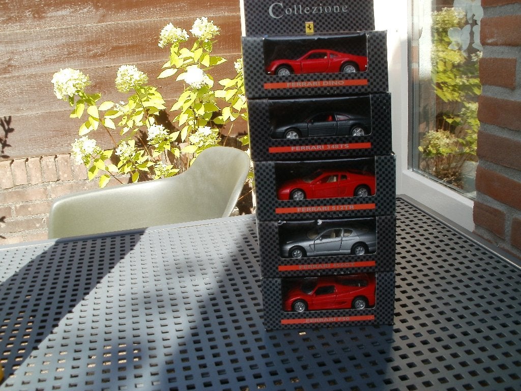 5x Diverse Ferrrari nieuw uit Shell collectie nieuw., Ophalen of Verzenden, Nieuw, Auto