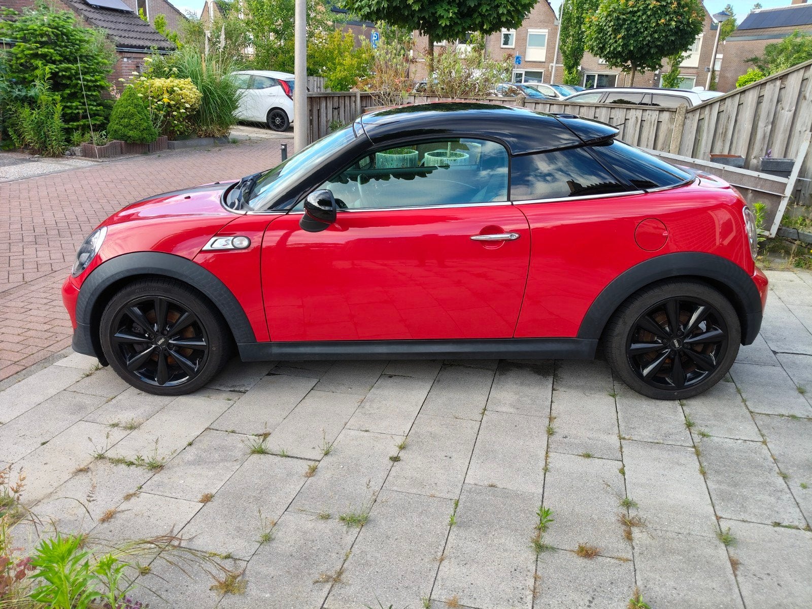 Mini Cooper S Coupe 2012, Zwart, Leder en Stof, Handgeschakeld, 184 pk