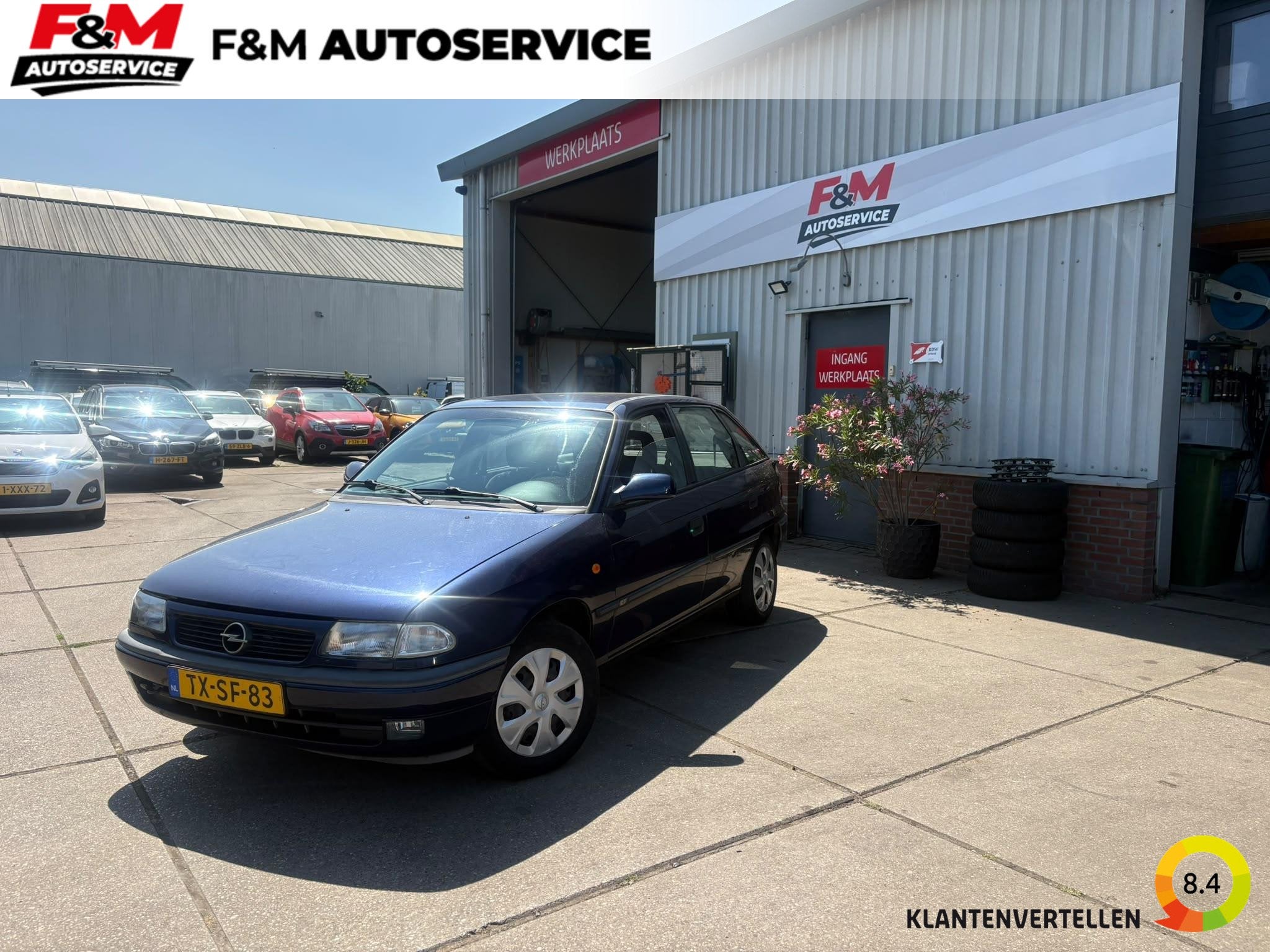 Opel Astra 1.6i-16V Edition NAP, Radio, Auto's, Opel, Gebruikt, 4 cilinders, Blauw, 49 €/maand