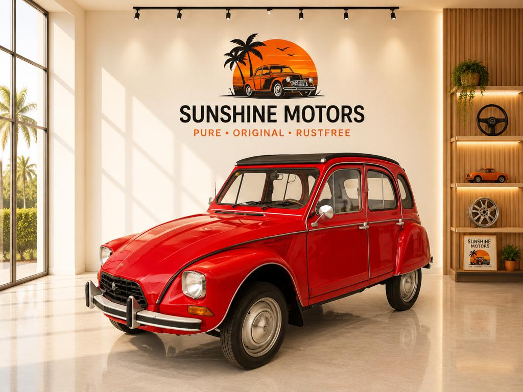 Citroen Dyane, bj 1975, 100% rijklaar en origineel, Auto's, Voorwielaandrijving, 602 cc, Cabriolet, Bedrijf