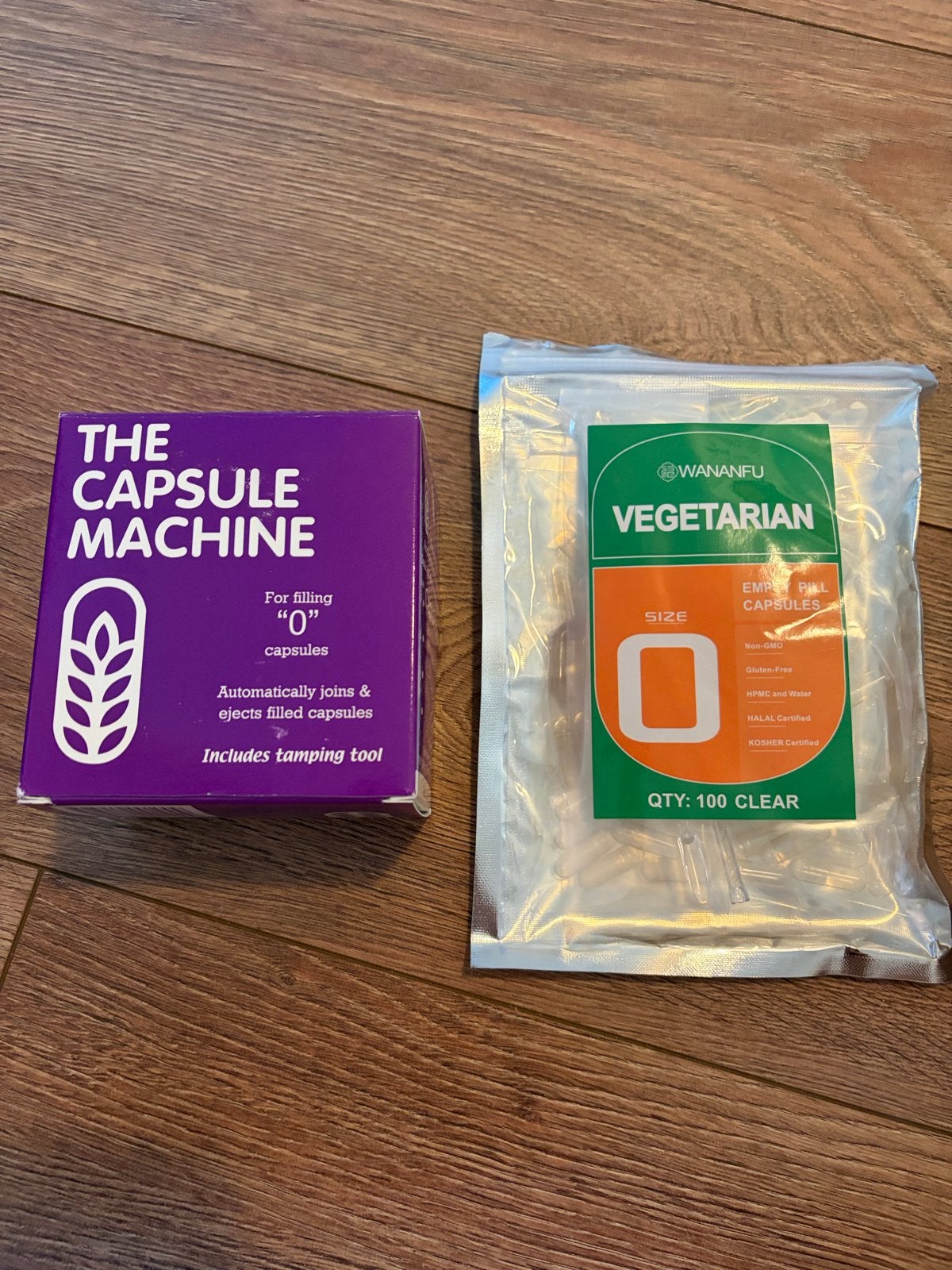 Capsule Machine met 100 lege vegetarische capsules, Ophalen, Zo goed als nieuw, Overige typen