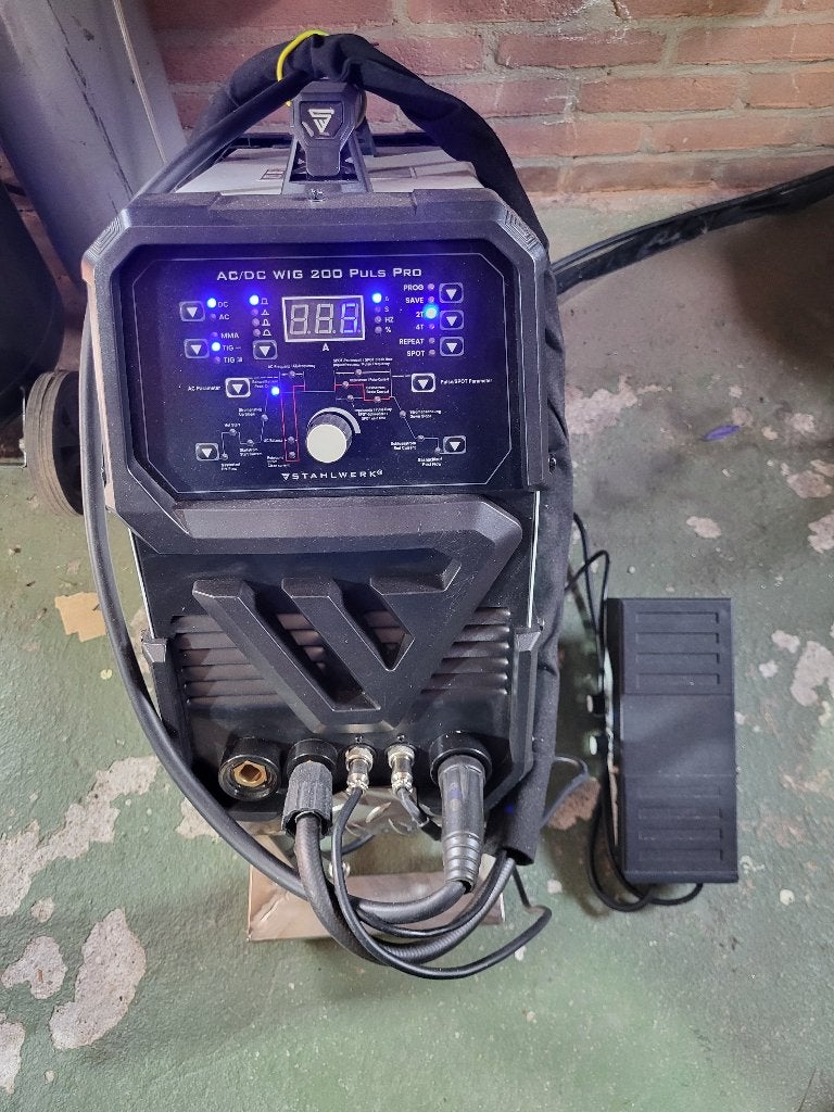 Stahlwerk ac/dc wig 200 puls pro, Ophalen, Zo goed als nieuw, 150 tot 250 ampère, Tig