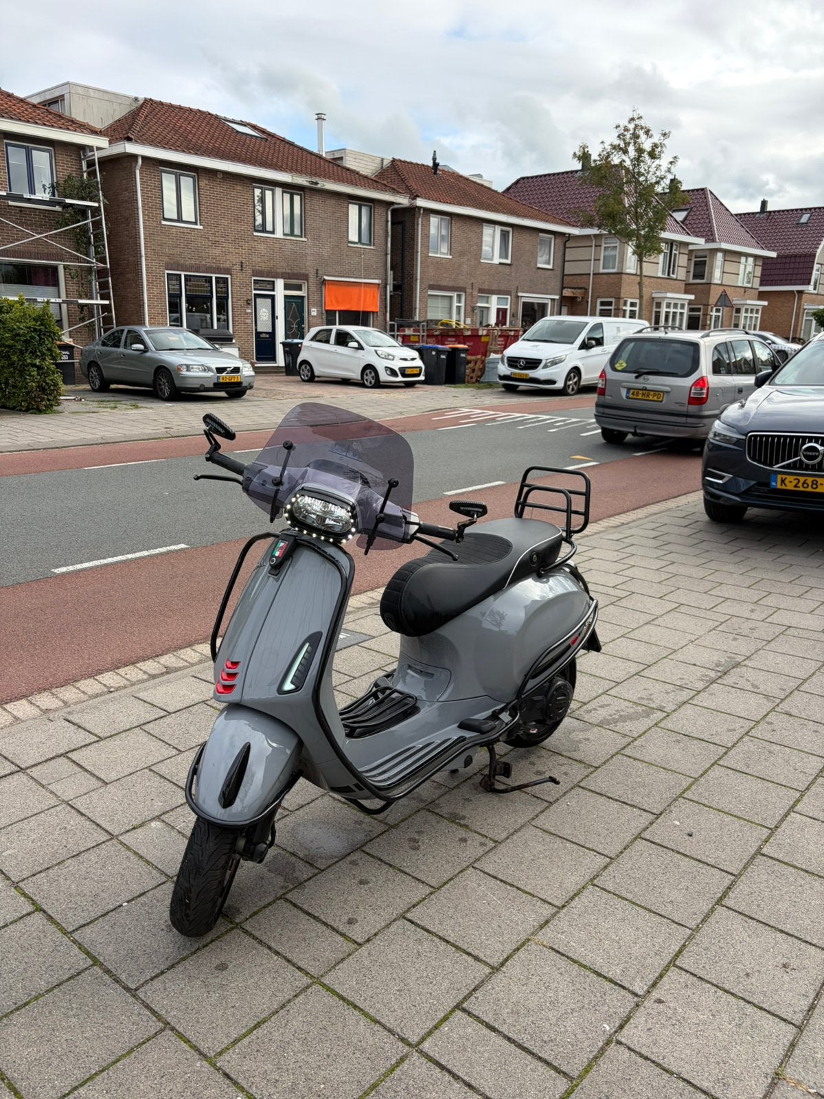 Vespa Sprint iGet 4T 2018 Nardo Grey |45 km/u| Zeer compleet, Ophalen, Maximaal 45 km/u, Vespa S, Zo goed als nieuw