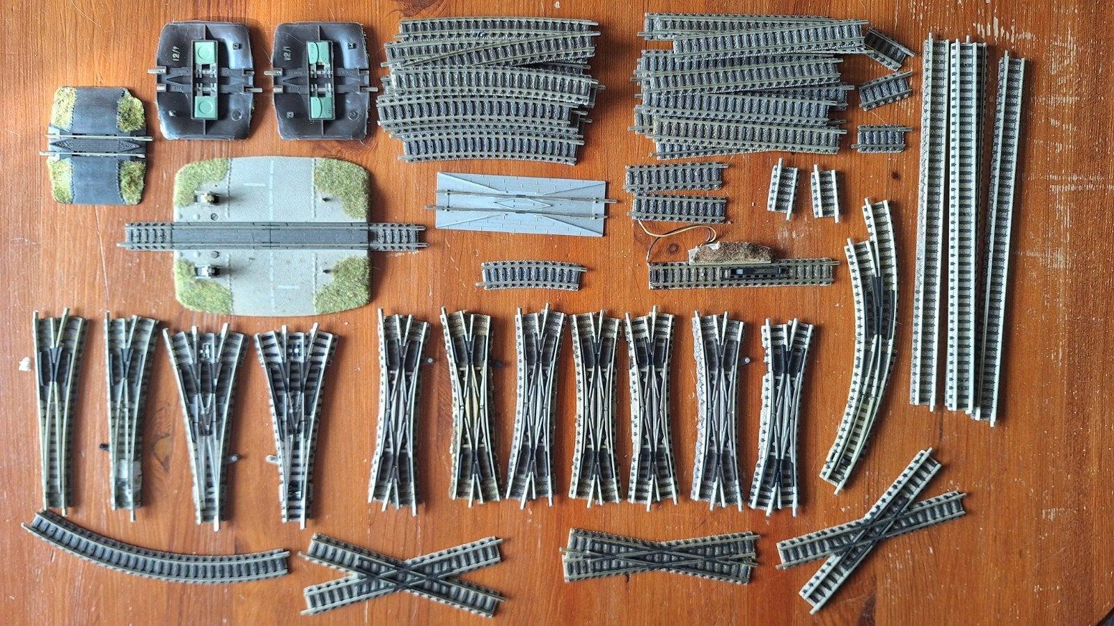 Groot railpakket Fleischmann Piccolo, Gebruikt, Gelijkstroom, Fleischmann, Rails