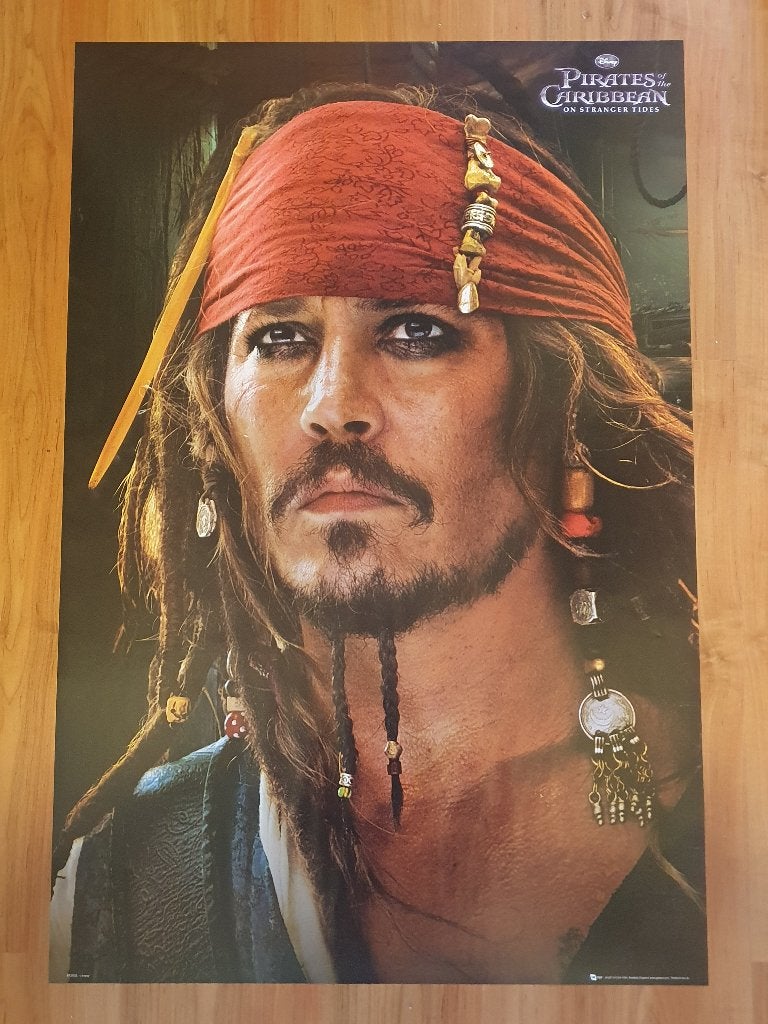 2000s poster Pirates of the Caribbean 91x61cm, Verzamelen, Posters, Ophalen, Zo goed als nieuw, A1 t/m A3, Film en Tv