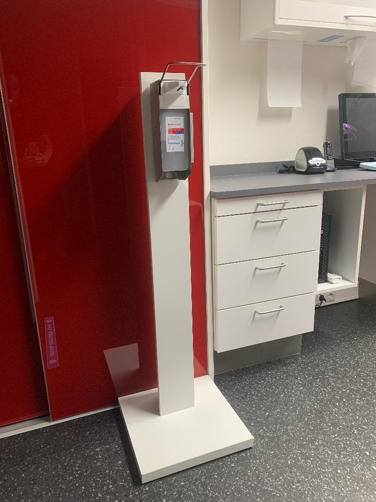 Desinfectie zuil / desinfectie paal, dispenser hand alcohol, Huis en Inrichting, Ophalen, Overige typen