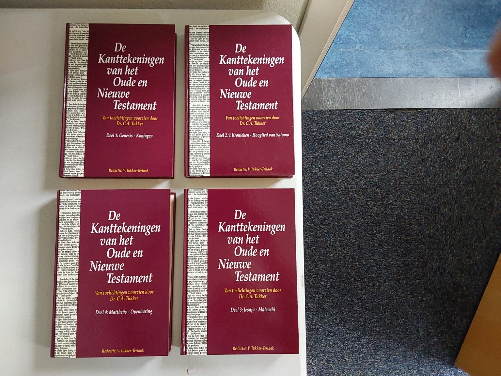 Tukker, Dr.C.A.,De Kanttekeningen van het Oude en Nieuwe Tes, Ophalen of Verzenden, Gelezen, Dr.C.A.Tukker, Christendom | Protestants