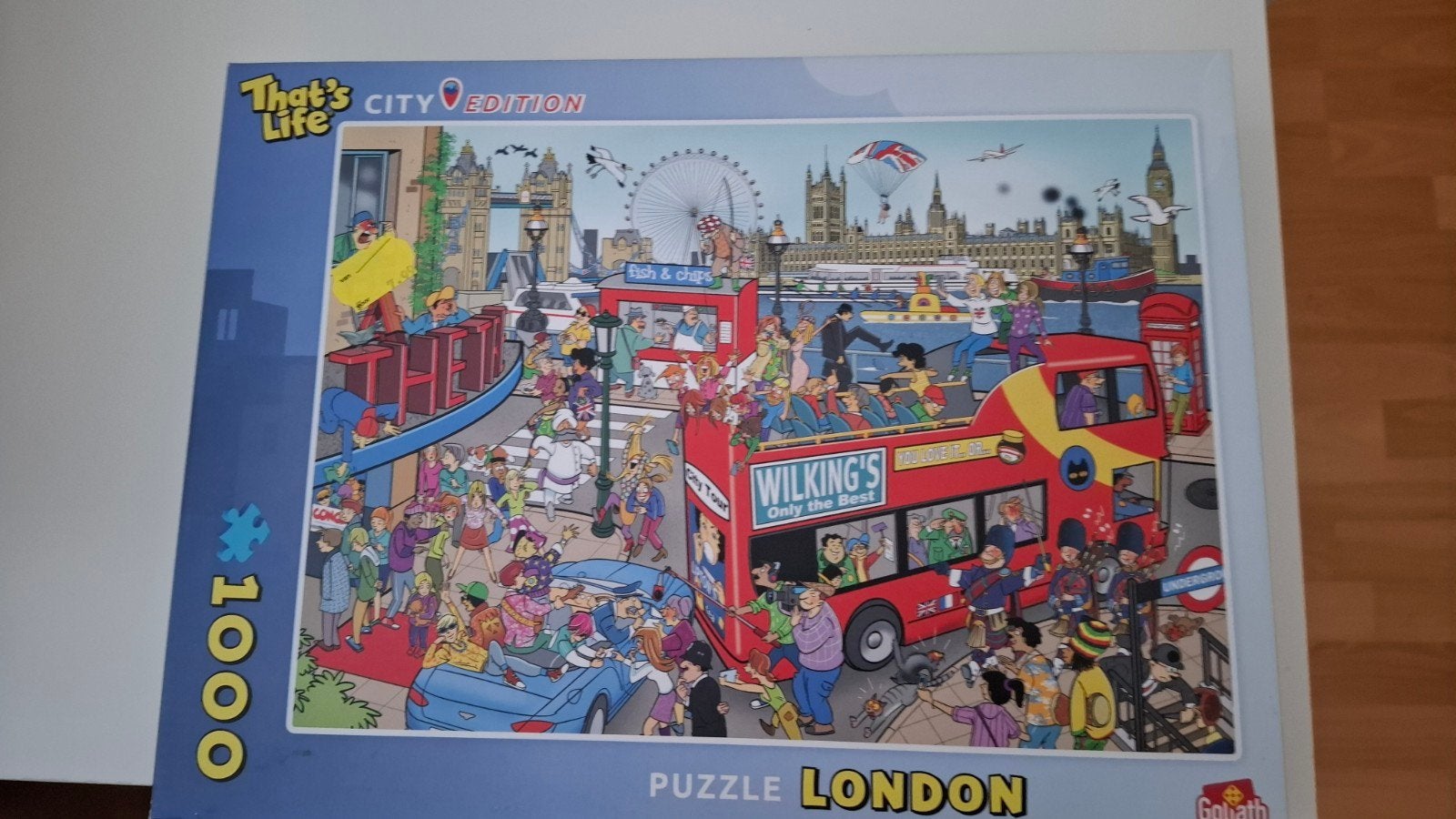 Puzzel 1000 stukjes, Ophalen, 500 t/m 1500 stukjes, Zo goed als nieuw