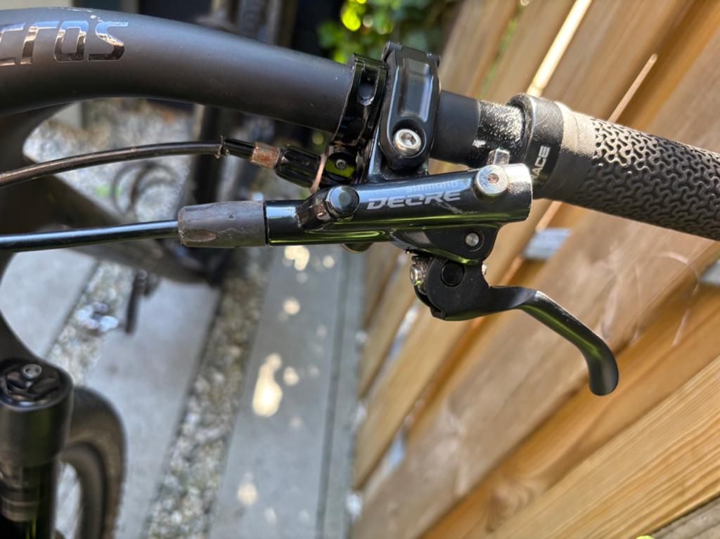 Shimano DEORE BR-M6100 Schijfremmenset | MTB |, Ophalen of Verzenden, Zo goed als nieuw, Mountainbike, Stuur