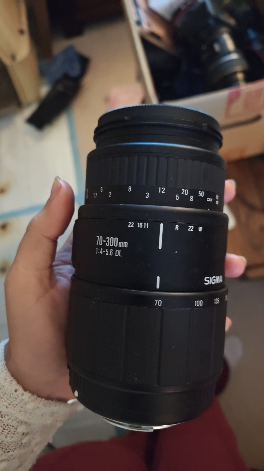 Sigma 70-300mm 1:4-5.6 DL Macro Super Lens Canon AF/EF, Gebruikt, Sigma, Zoom, Canon EF
