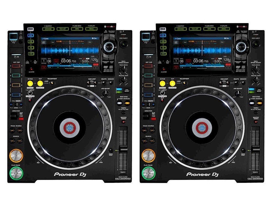 Set van 2 stuks Pioneer DJ CDJ2000 NXS2 NXS2 CDJ2000NXS2, Ophalen, Zo goed als nieuw, Dj-set, Pioneer
