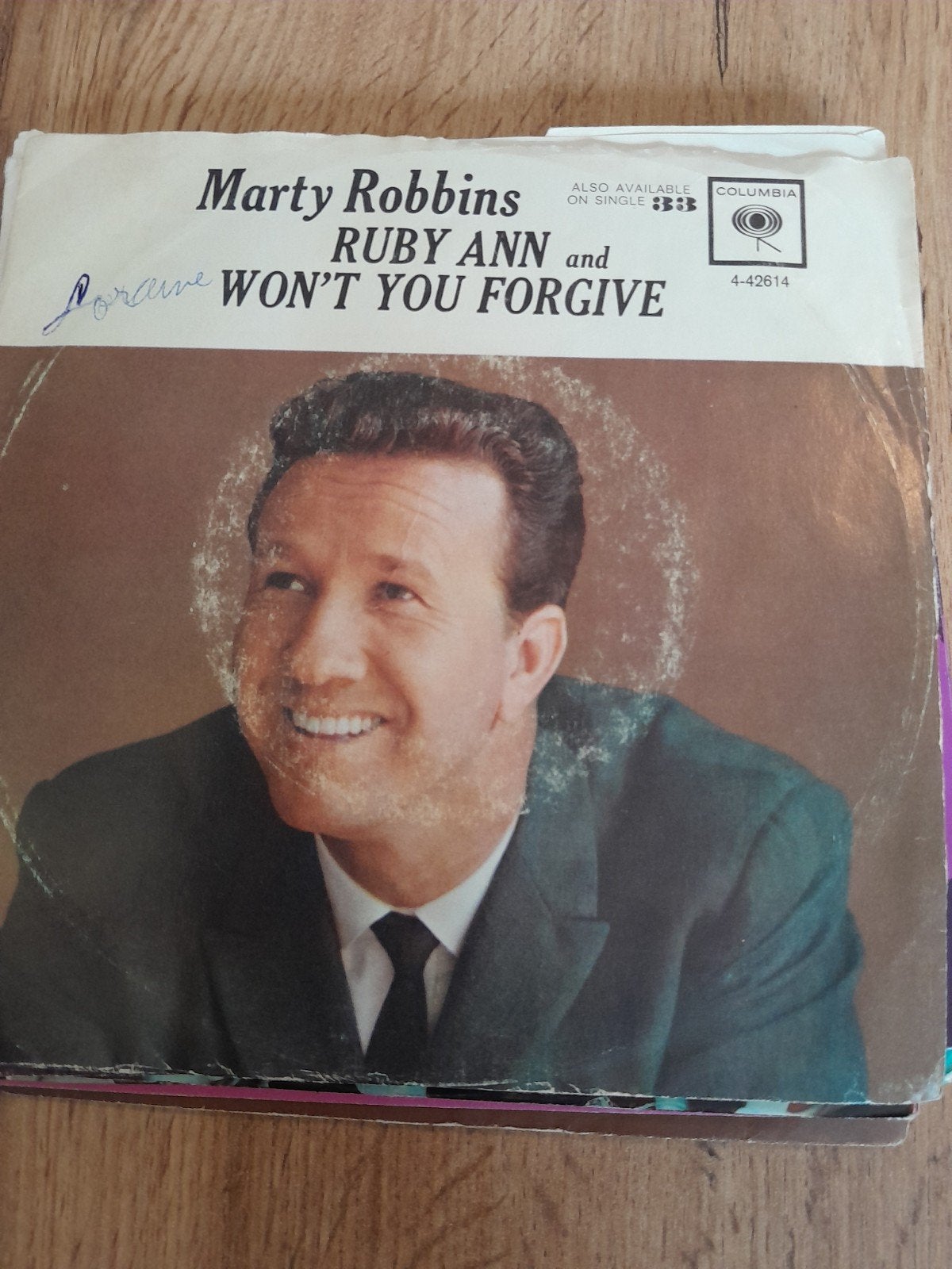 Marty robbins 7 inch ruby ann, Ophalen of Verzenden, Zo goed als nieuw, Nederlandstalig