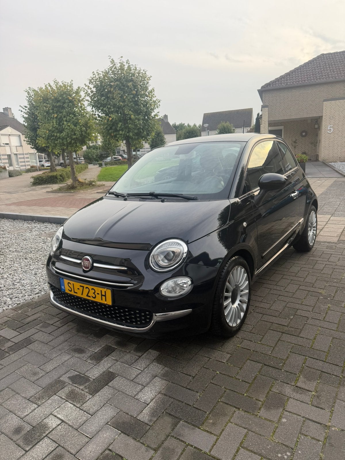 Fiat 500 Twinair Turbo 80pk Dualogic 2018 Zwart Automaat, 31 €/maand, Zwart, Origineel Nederlands, 26 km/l