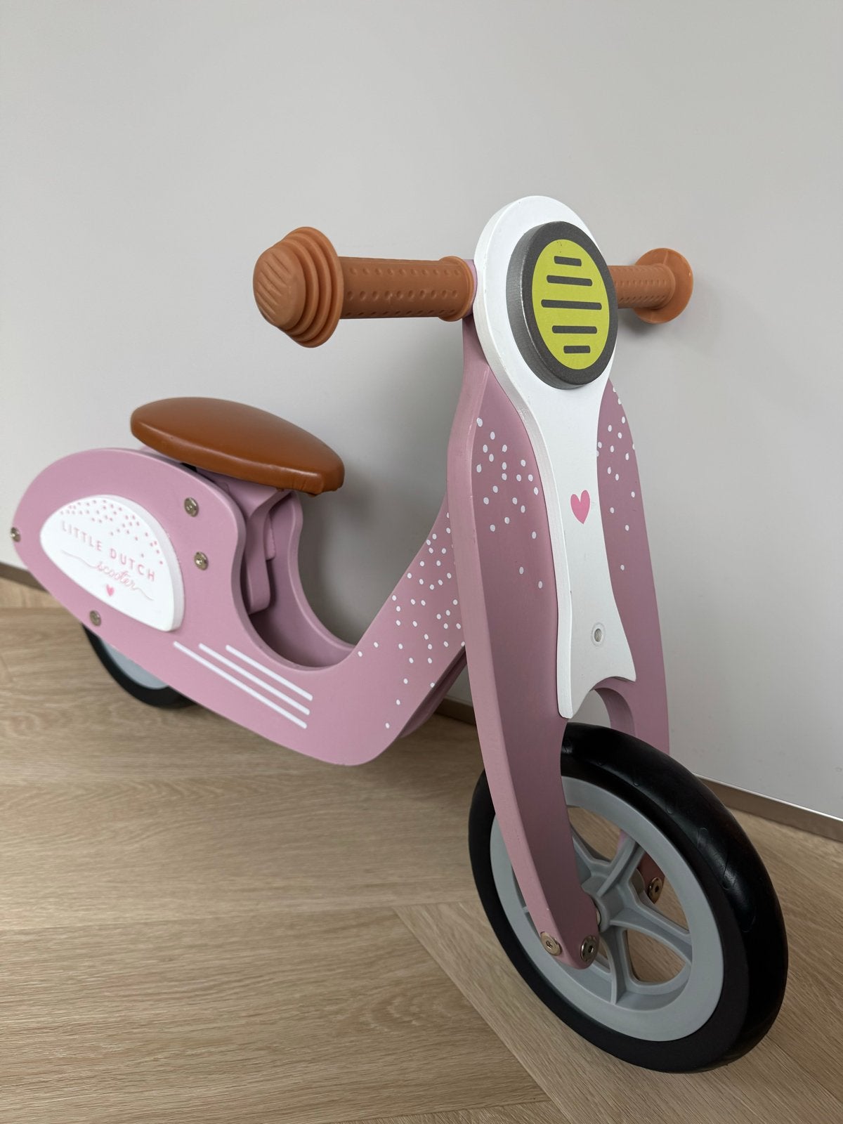 Little Dutch roze loop scooter - Zo goed als nieuw!, Ophalen, Zo goed als nieuw, Loopfiets