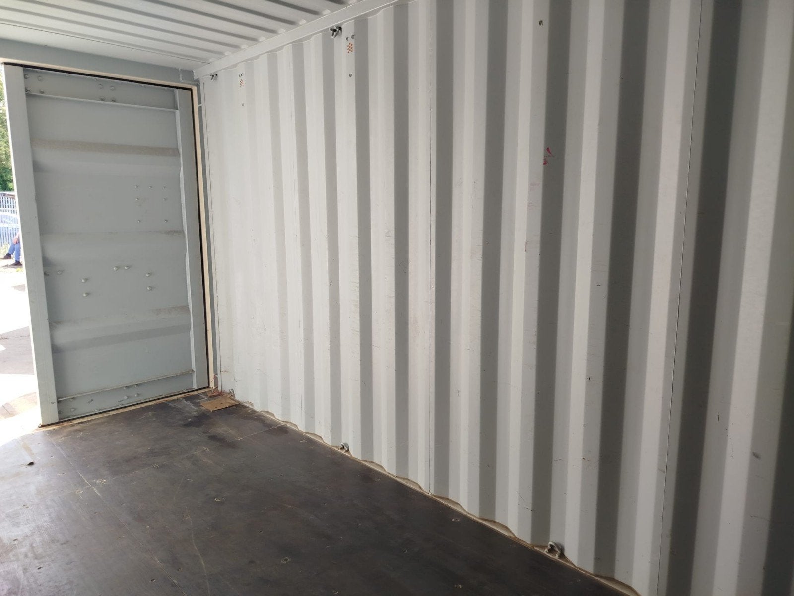 Te Koop in zgst.20 ft dubbeldeurs opslagcontainer, Ophalen of Verzenden