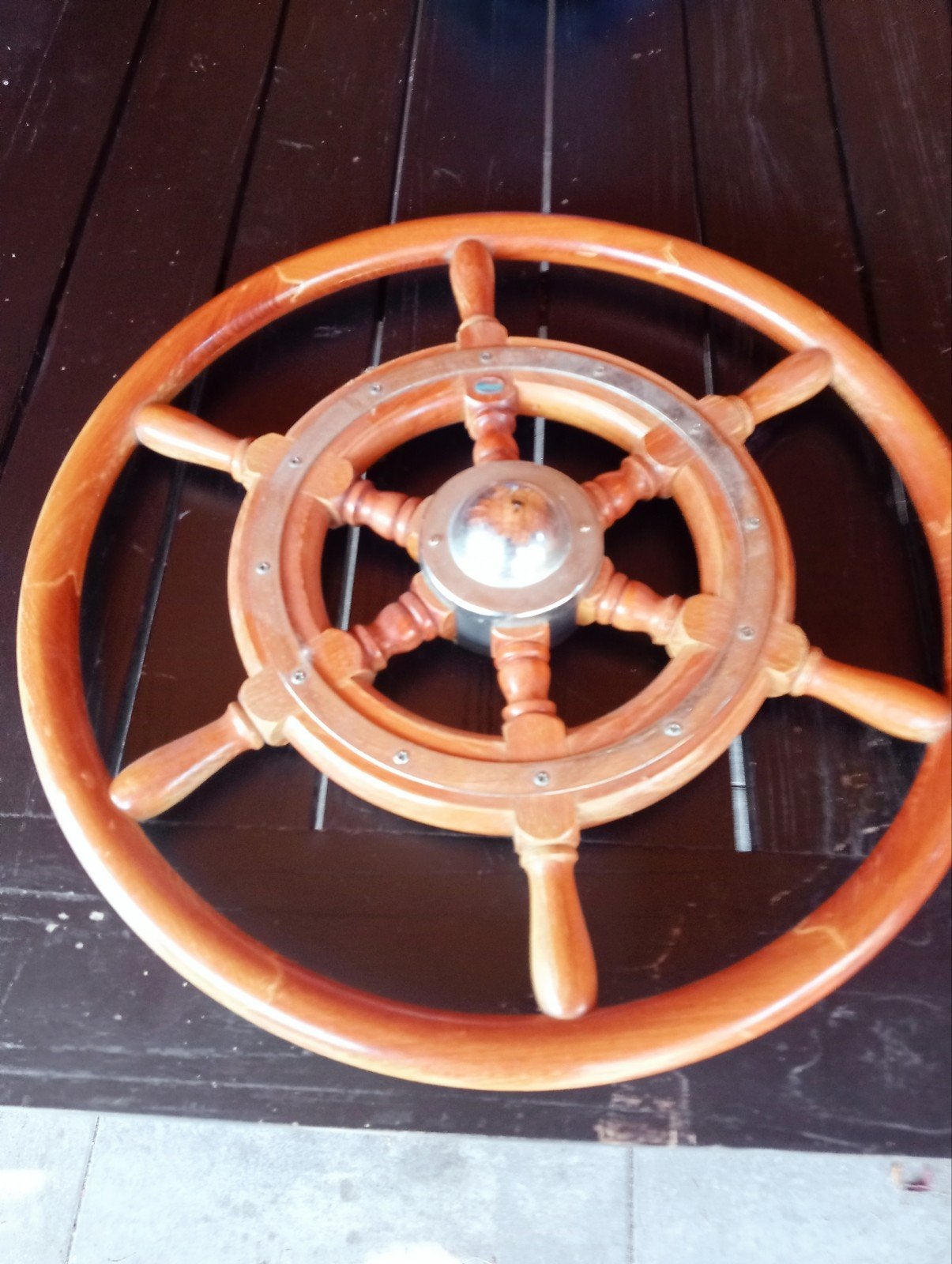 te koop stuurwiel, Ophalen, Gebruikt, Zeilboot of Motorboot