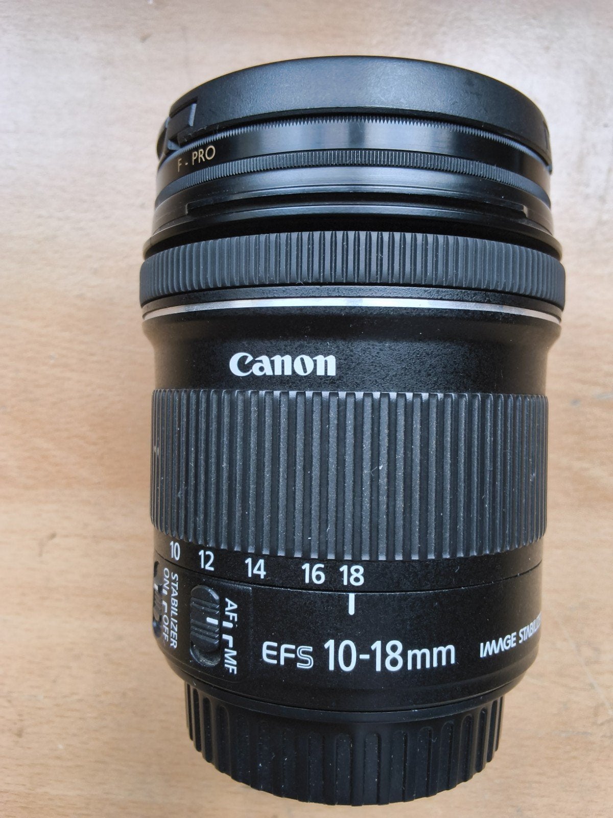 Canon EFS 10-18 mm IS STM, Ophalen of Verzenden, Zo goed als nieuw, Groothoeklens