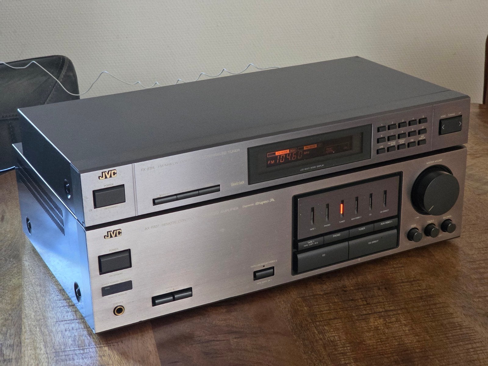 JVC AX-R337 Stereo Versterker + extra's, Ophalen, Gebruikt, JVC, Nvt