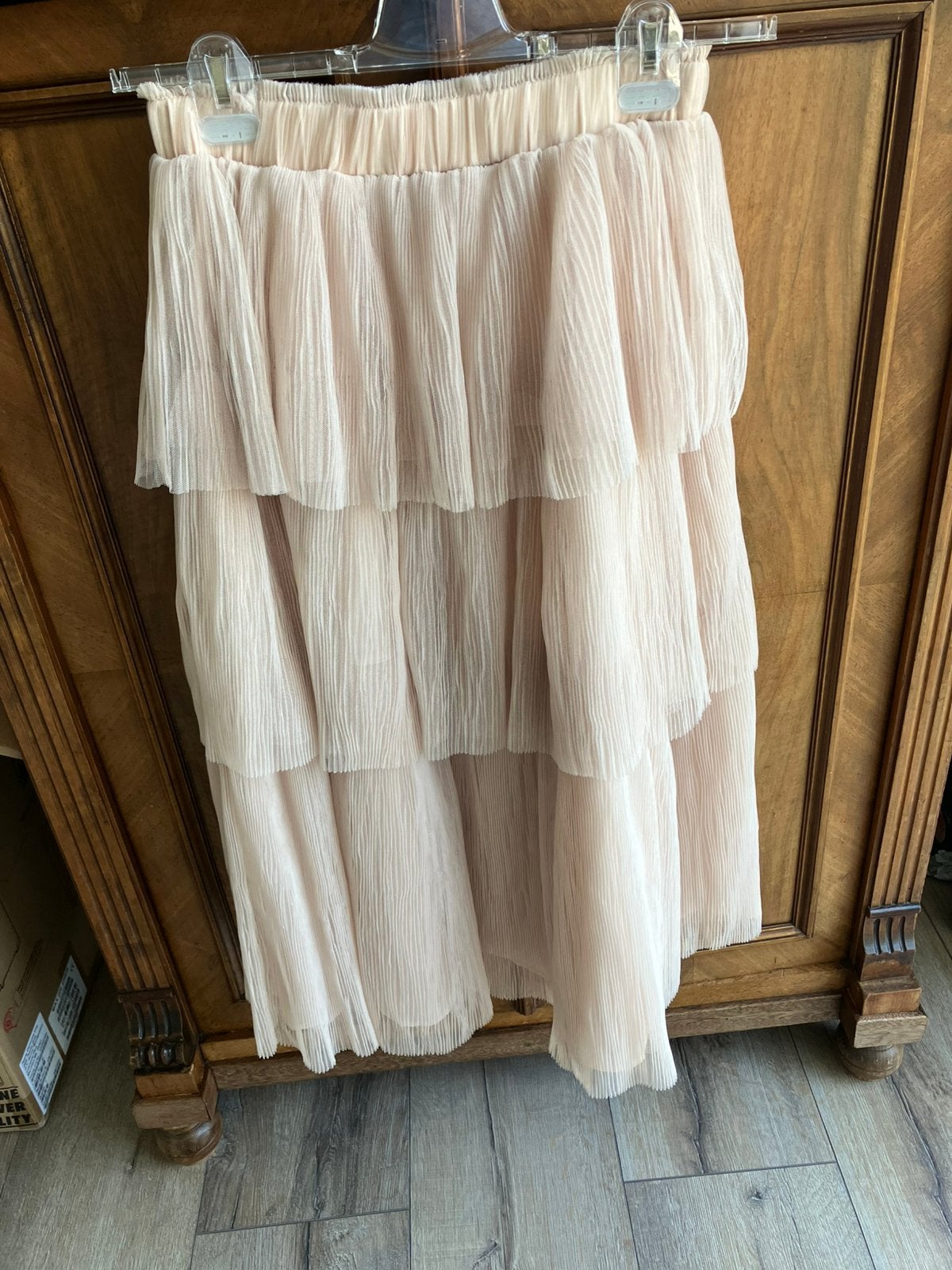 ASOS tule strokenrok beige / nude maat M nieuw ️, Kleding | Dames, Rokken, Maat 38/40 (M), Beige, Nieuw, Ophalen of Verzenden