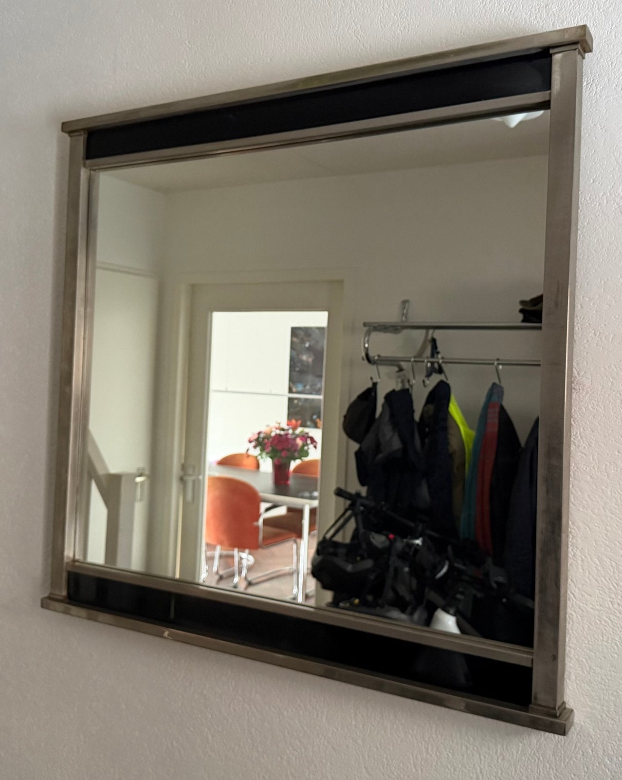 Art Deco Spiegel, Huis en Inrichting, Woonaccessoires | Spiegels, Ophalen, Gebruikt, Rechthoekig, Minder dan 100 cm