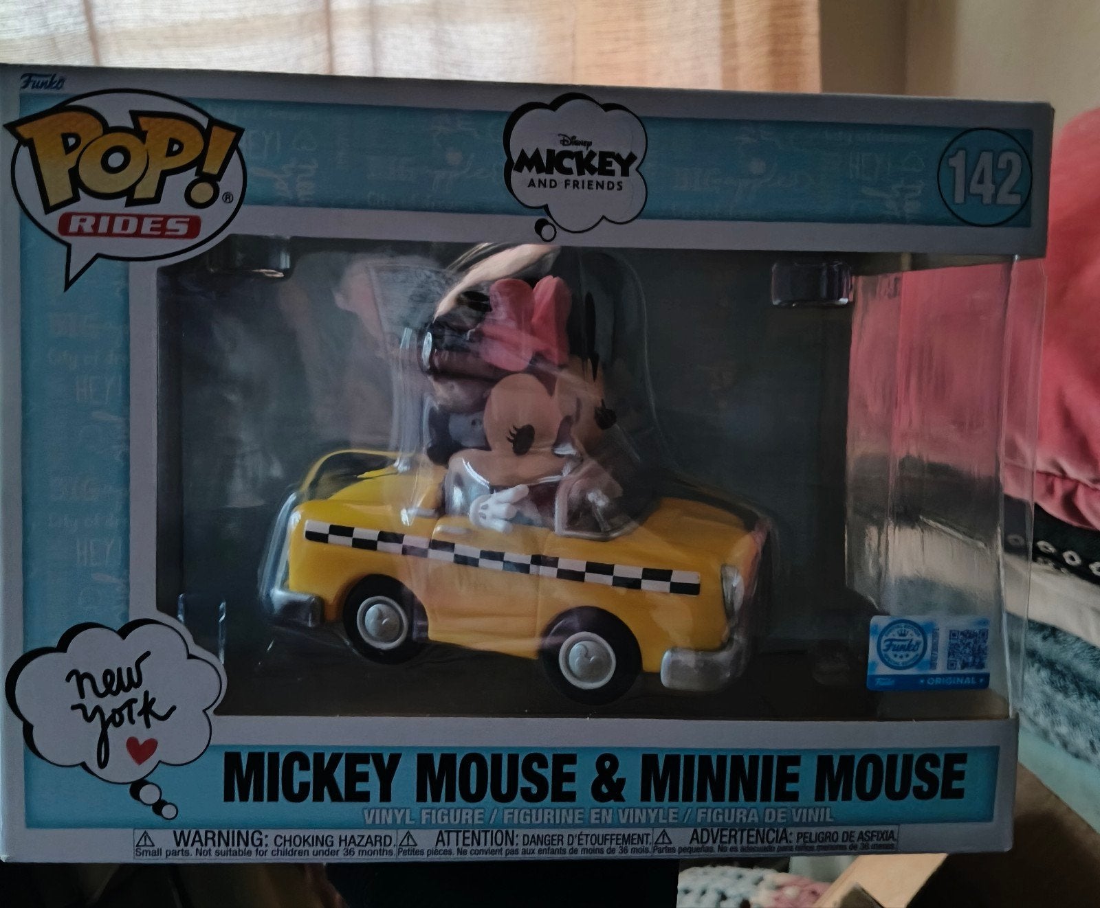 Funko POP! Rides Mickey + Minnie Mouse in Cab Exclusive, Ophalen of Verzenden, Zo goed als nieuw