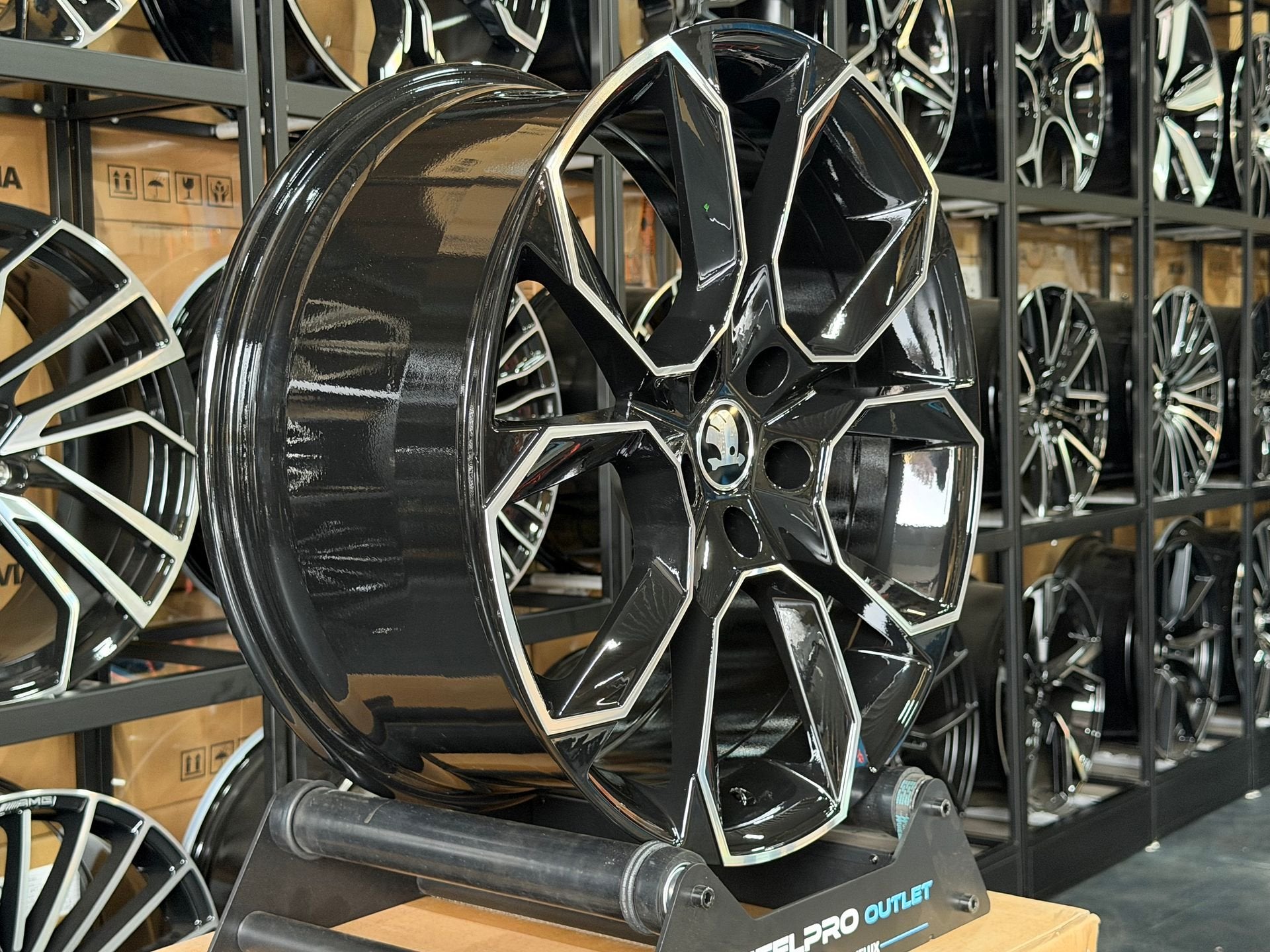 18" SKODA RS look velgen 5X112 SKODA OCTAVIA KODIAQ KAROQ VW, Velg(en), -, -, Nieuw