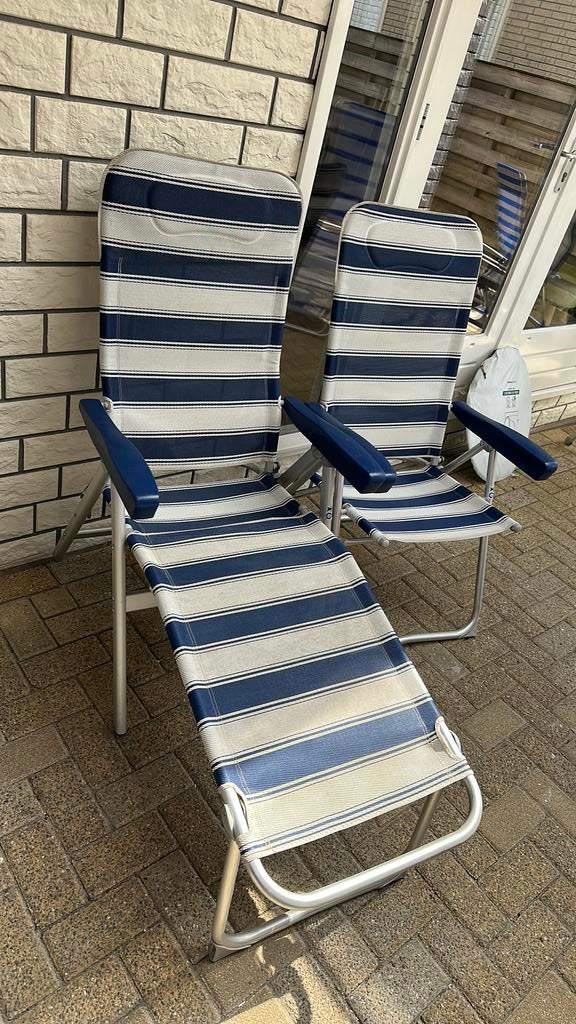 2 x crespo premium line luxe stoelen, Caravans en Kamperen, Kampeermeubelen, Ophalen of Verzenden, Zo goed als nieuw, Campingstoel