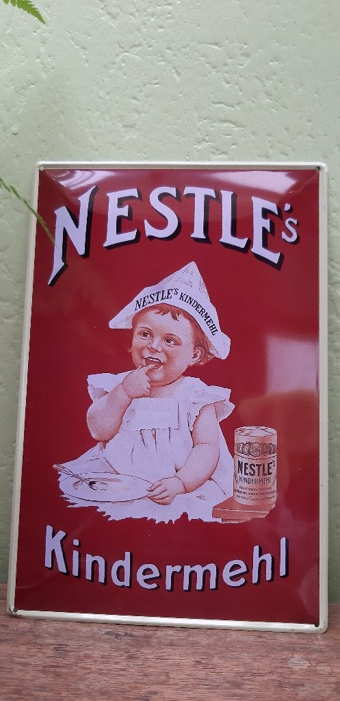 Reclamebord Nestle's, Verzamelen, Merken en Reclamevoorwerpen, Ophalen of Verzenden, Nieuw, Reclamebord