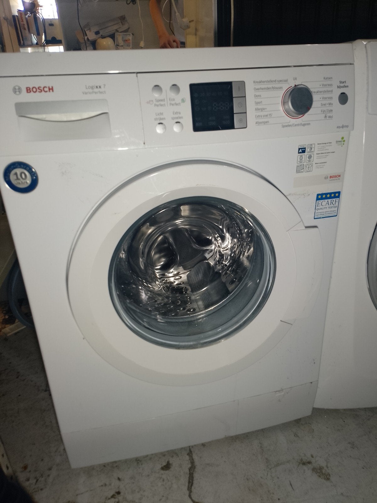 Bosch Logixx 7 wasmachine met garantie, 6 tot 8 kg, Ophalen of Verzenden, Voorlader, 85 tot 90 cm