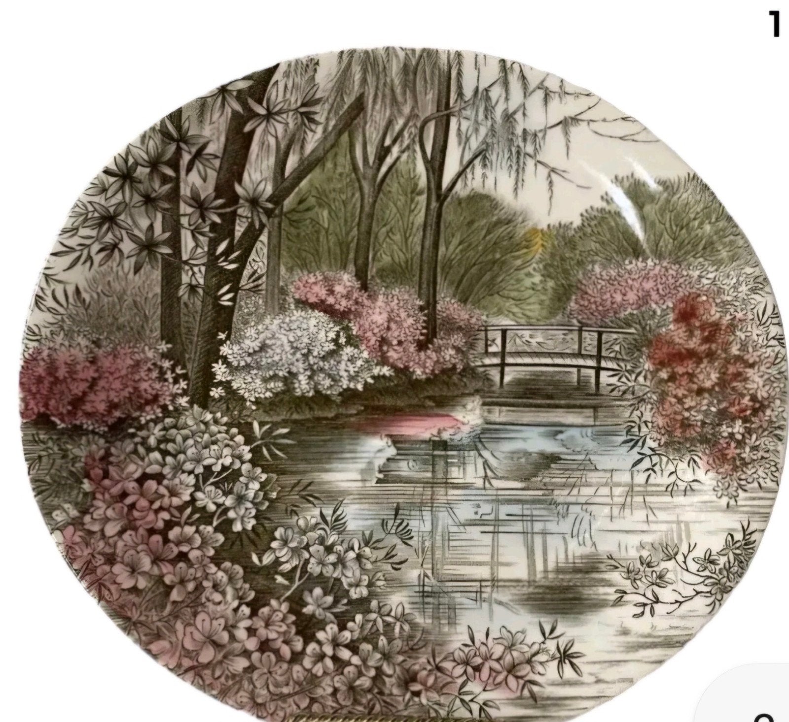 Johnson Bros "English Gardens" sierbord, Ophalen of Verzenden