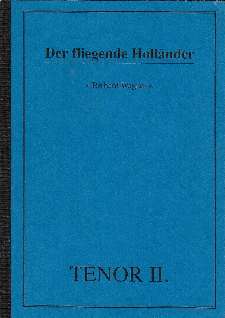 Bo1550 bladmuziek de vliegende hollander voor tenor ll, Ophalen of Verzenden, Zo goed als nieuw, Artiest of Componist, Populair