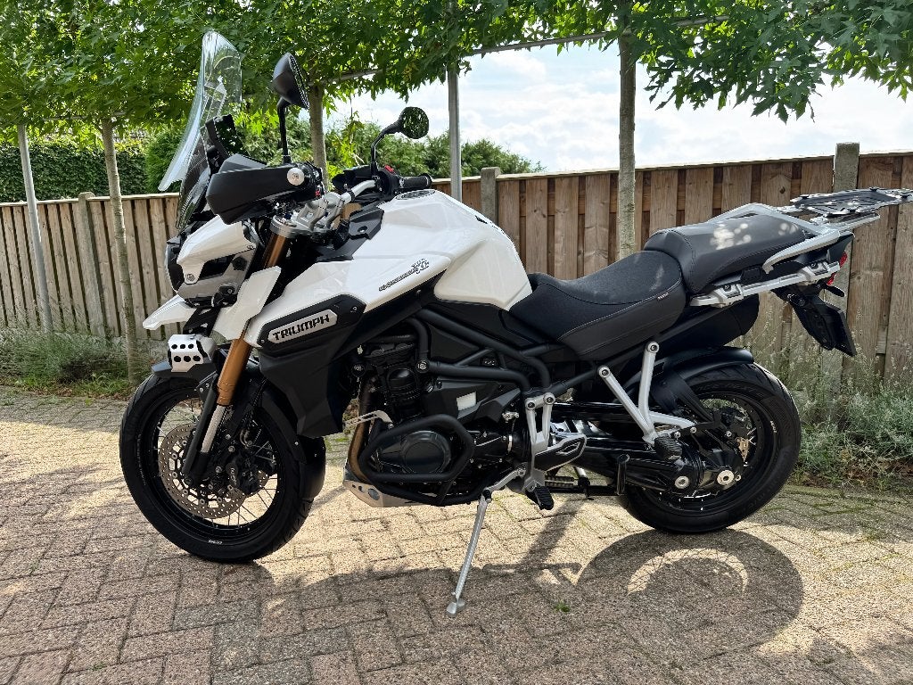 Triumph Tiger Explorer 1200 XC 2015  13959km alpinewhite, Motoren, 1215 cc, Handvatverwarming, Nieuw, Motorrijbewijs A