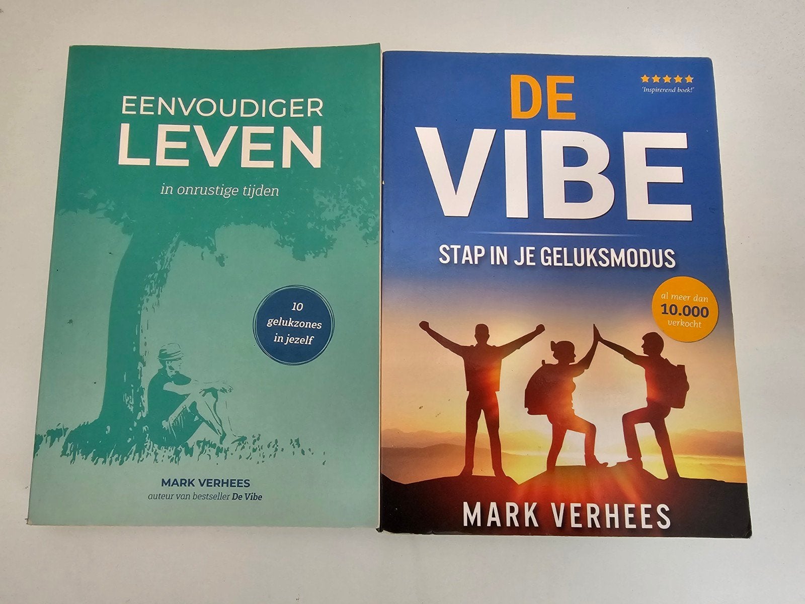 Boeken Mark Verhees: Eenvoudiger Leven & De Vibe, Ophalen of Verzenden, Gelezen, Mark Verhees