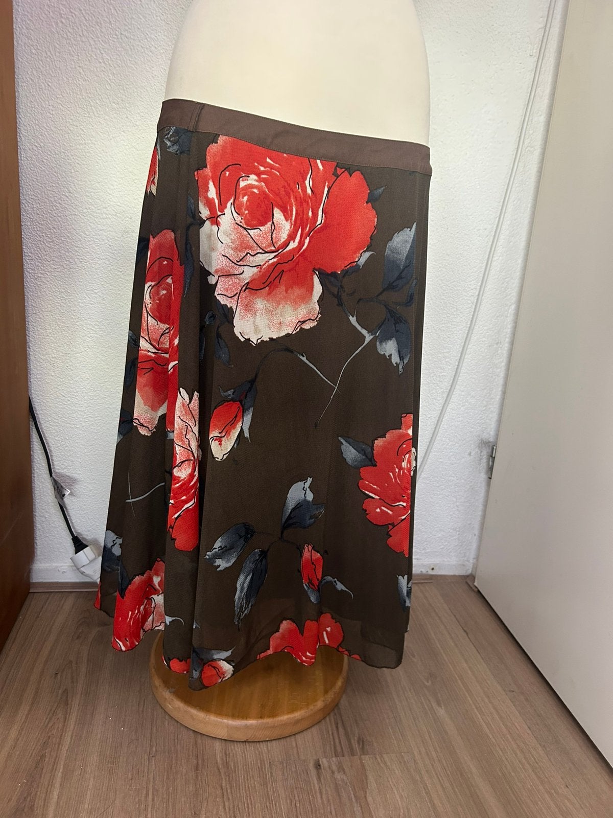 Dames midi rok | bruin | Contra | maat XL | als nieuw, Kleding | Dames, Bruin, Maat 46/48 (XL) of groter, Ophalen of Verzenden