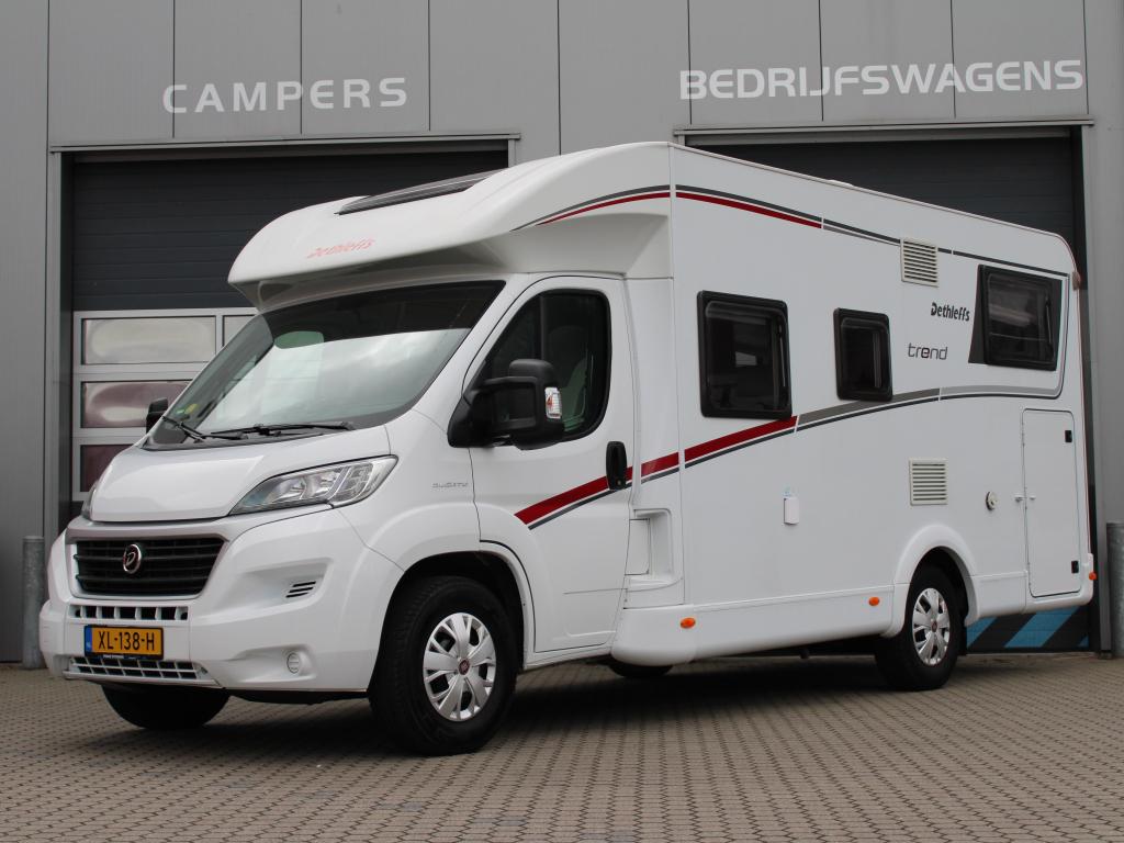 Dethleffs Trend T 6717 EB Enkele bedden Hefbed Maxxfan, Caravans en Kamperen, Campers, Fiat, Bedrijf, Tot en met 3, Dethleffs