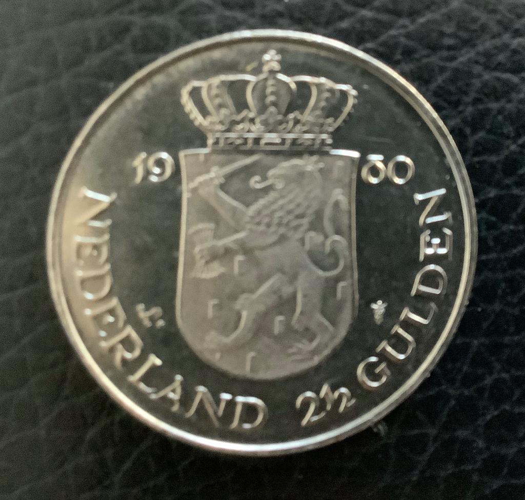 RIjksdaalder dubbele kop Juliana Beatrix 1980, Postzegels en Munten, Munten | Nederland, Ophalen of Verzenden, Koningin Beatrix